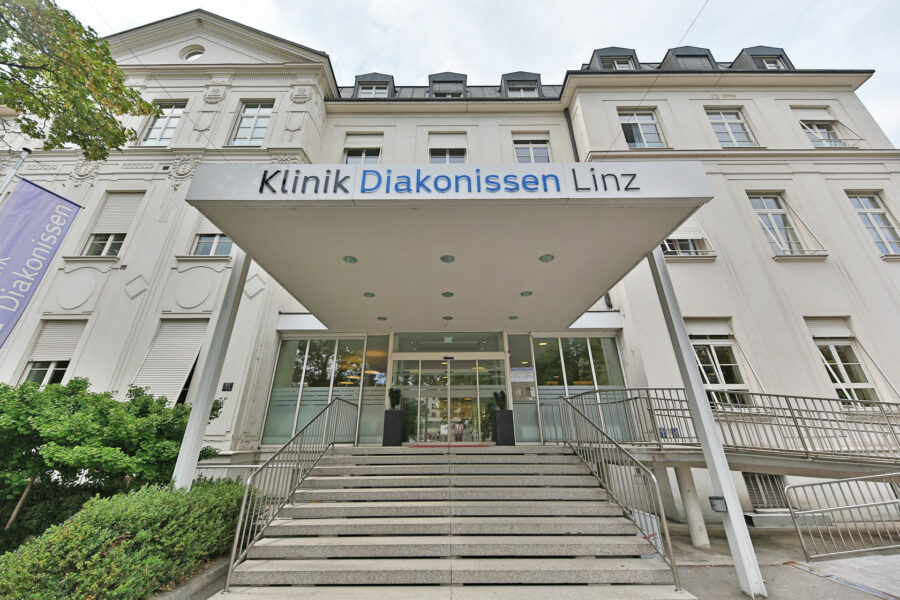 Haupteingang Klinik Diakonissen